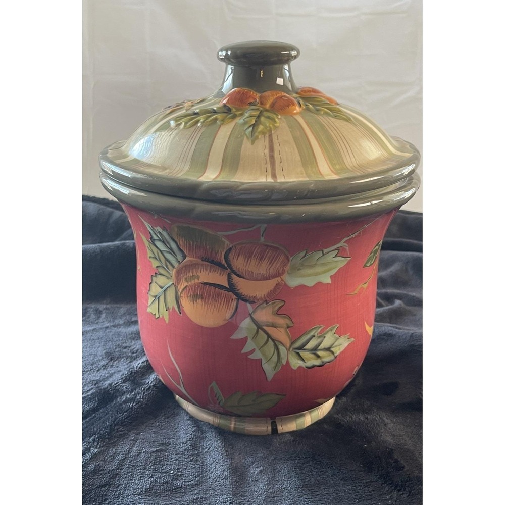Octavia Hill Garden collection cookie jar & Lid, by Tracy Porter